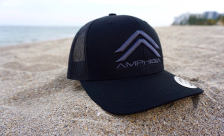 Classic Double A Snapback (Black/Black/Charcoal)