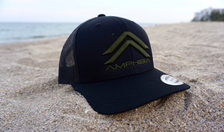 Classic Double A Snapback (Black/Black/OD Green)
