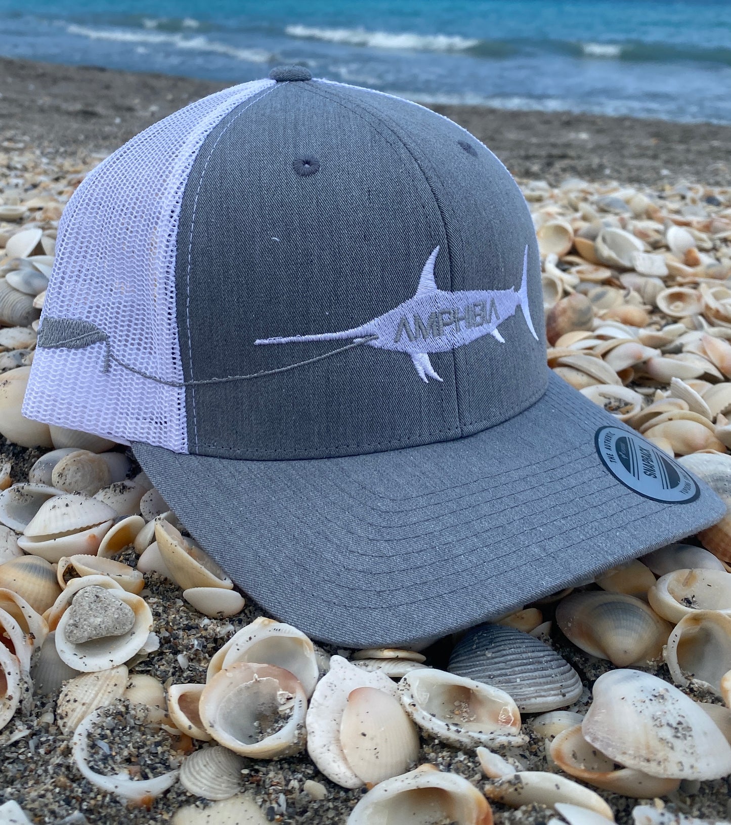 Swordfish Snapback (Grey/White/Grey)
