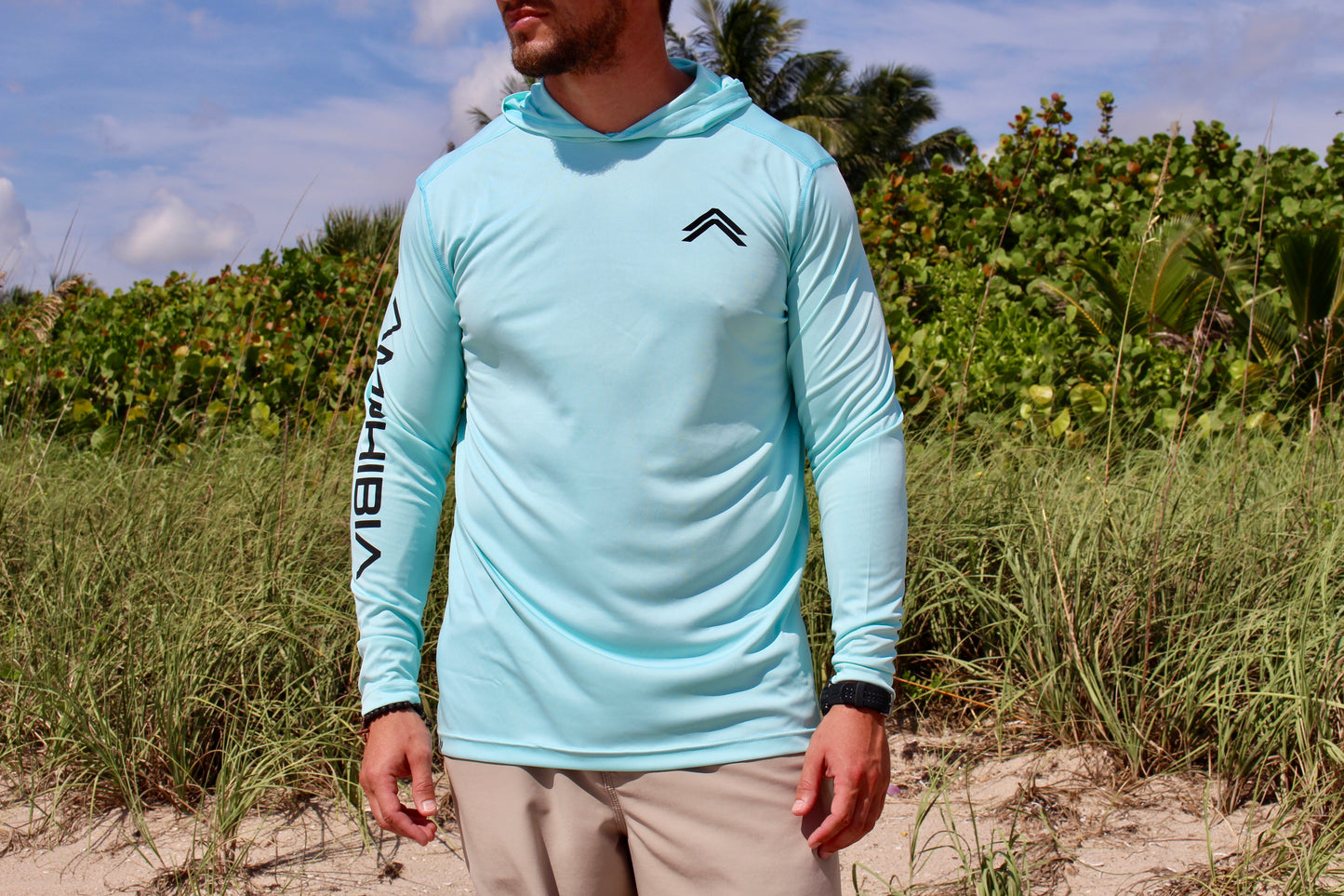 Frigate Performance Hoodie in TURQUOISE